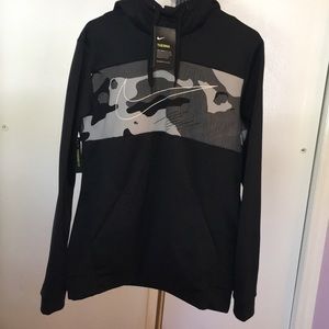 Black Nike Dri-Fit Sweatshirt with Camo Design